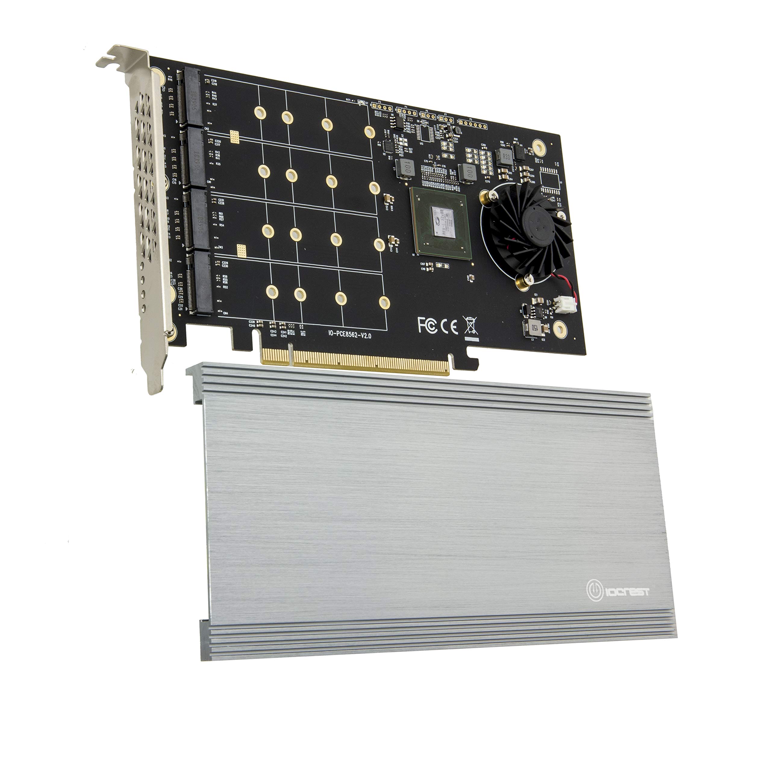 Duas portas M.2 NVMe para Controlador de Bifurcação PCIe 3.0 x16